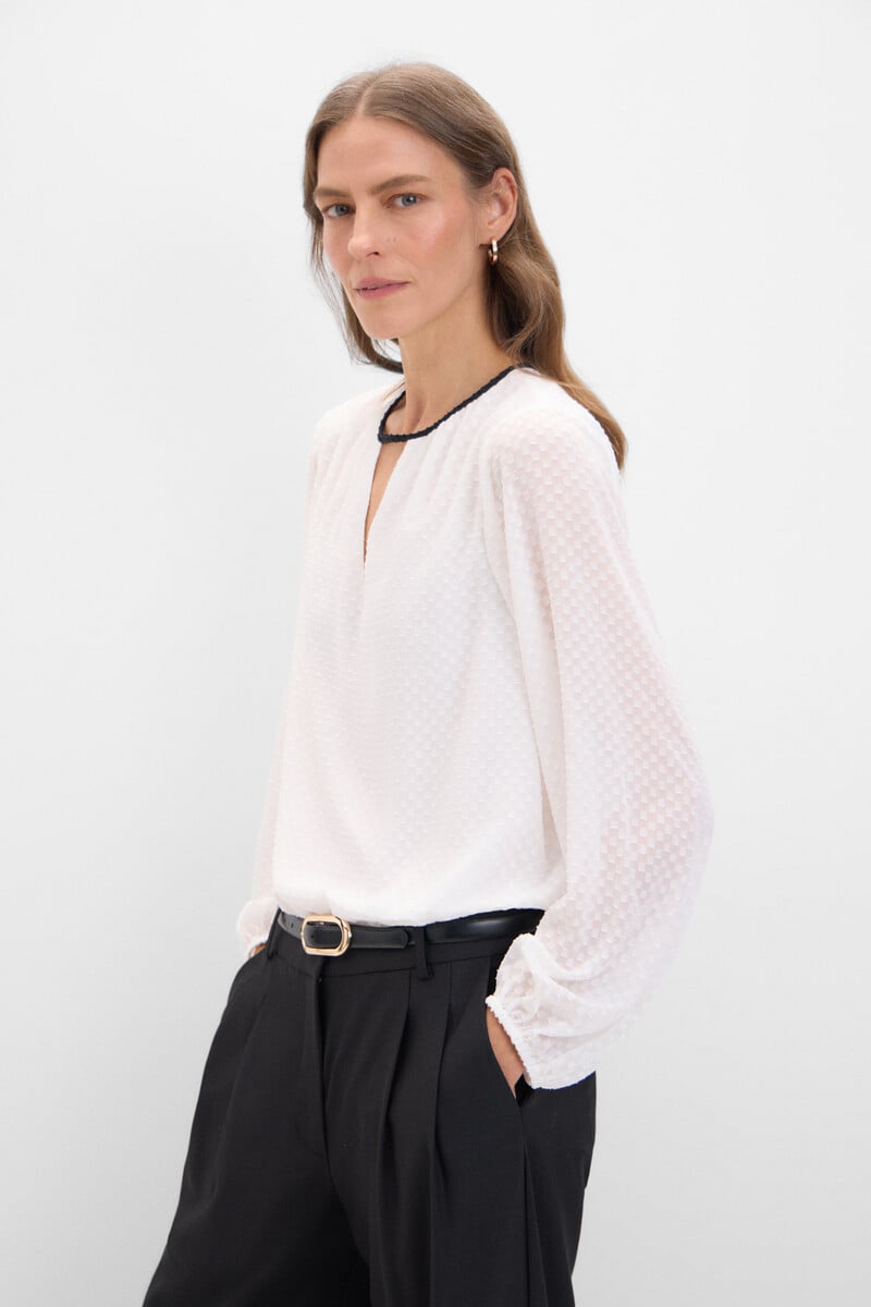 Cortefiel Blusa tejido textura Oferta especial de fábrica
