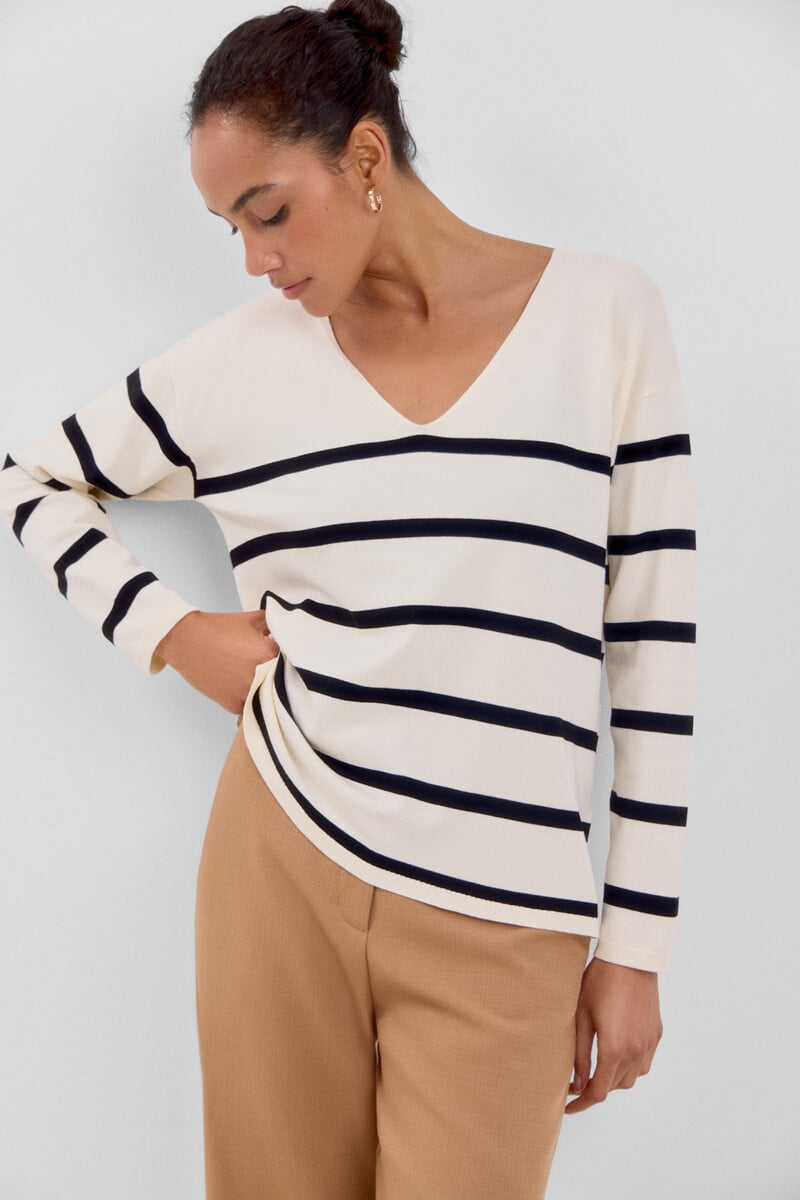 Cortefiel Jersey escote pico