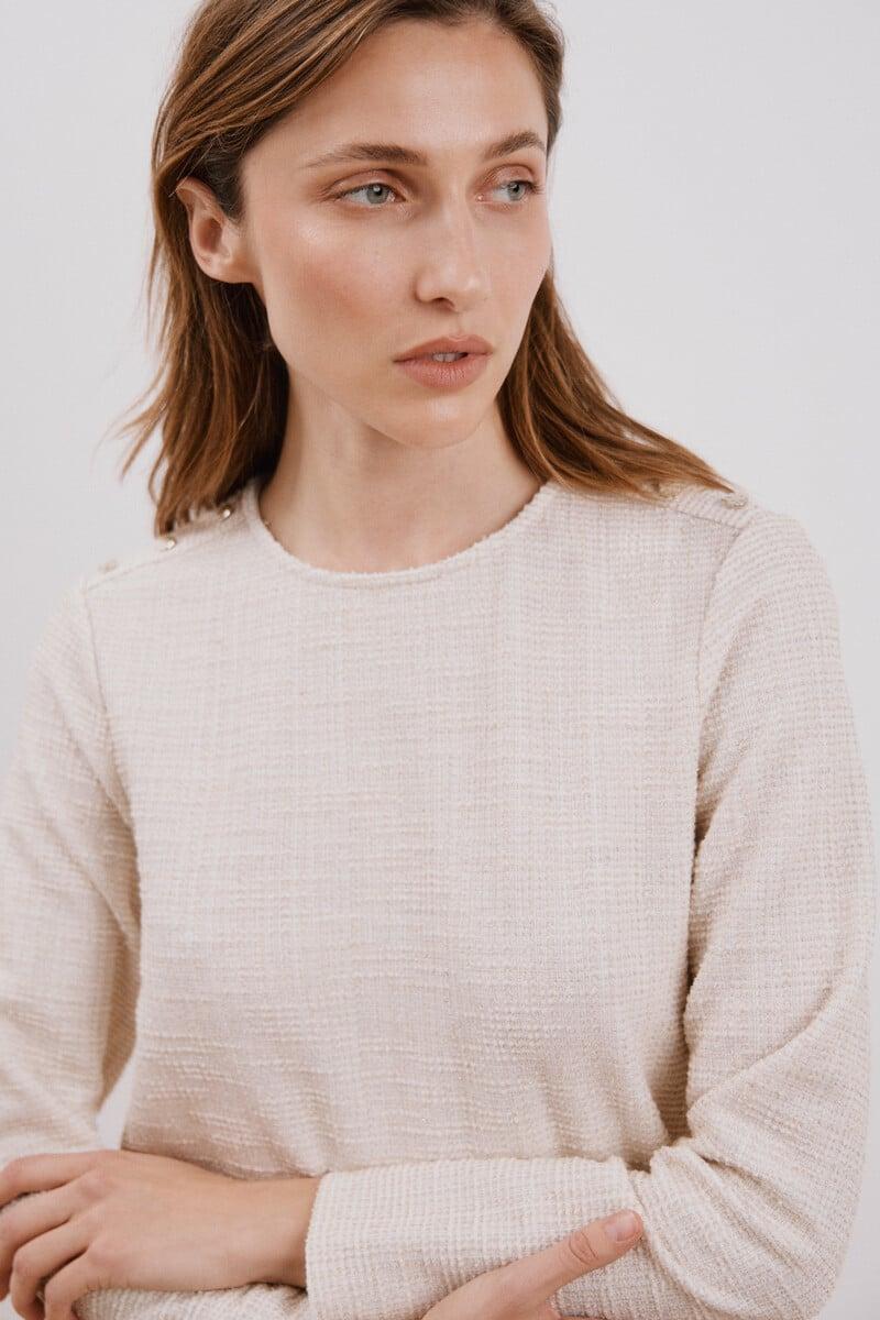 Cortefiel Vestido tweed elástico Envío internacional gratuito