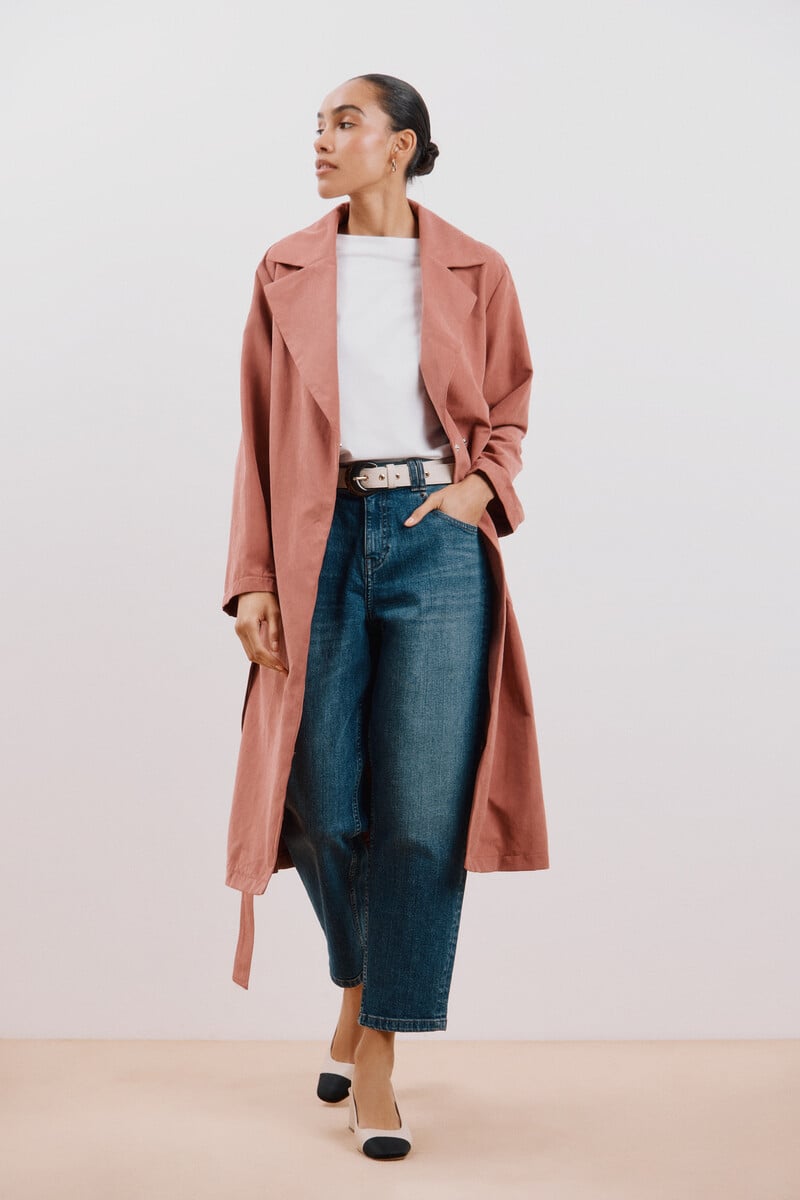 Cortefiel Gabardina fluida waterrepelent Ofertas especiales