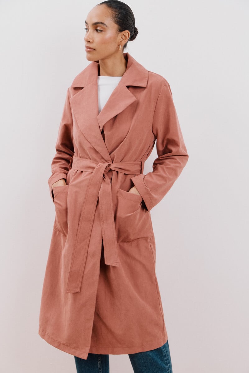 Cortefiel Gabardina fluida waterrepelent Ofertas especiales