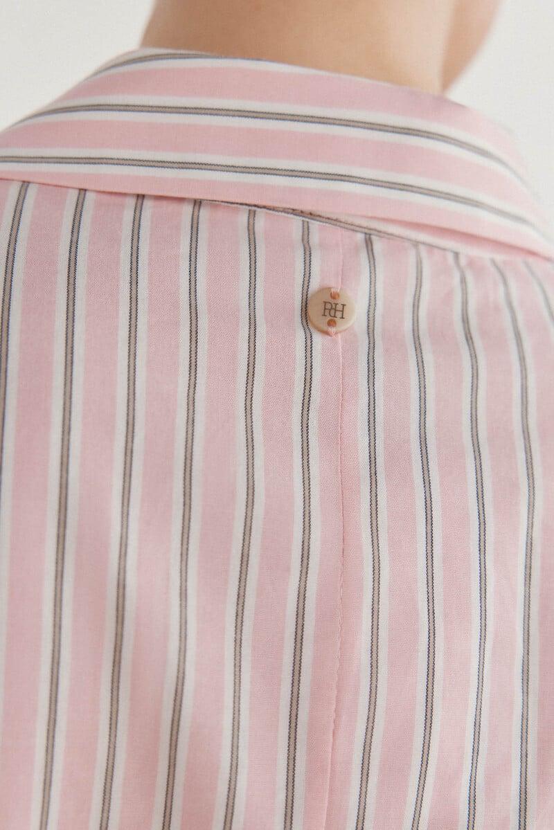 Cortefiel Camisa de cuello solapa con escote pico Precio ultrabajo
