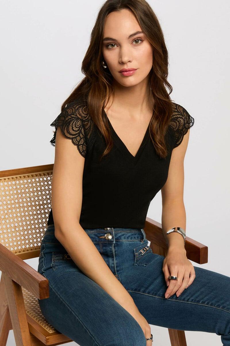 Cortefiel Camiseta de manga corta Gran oferta