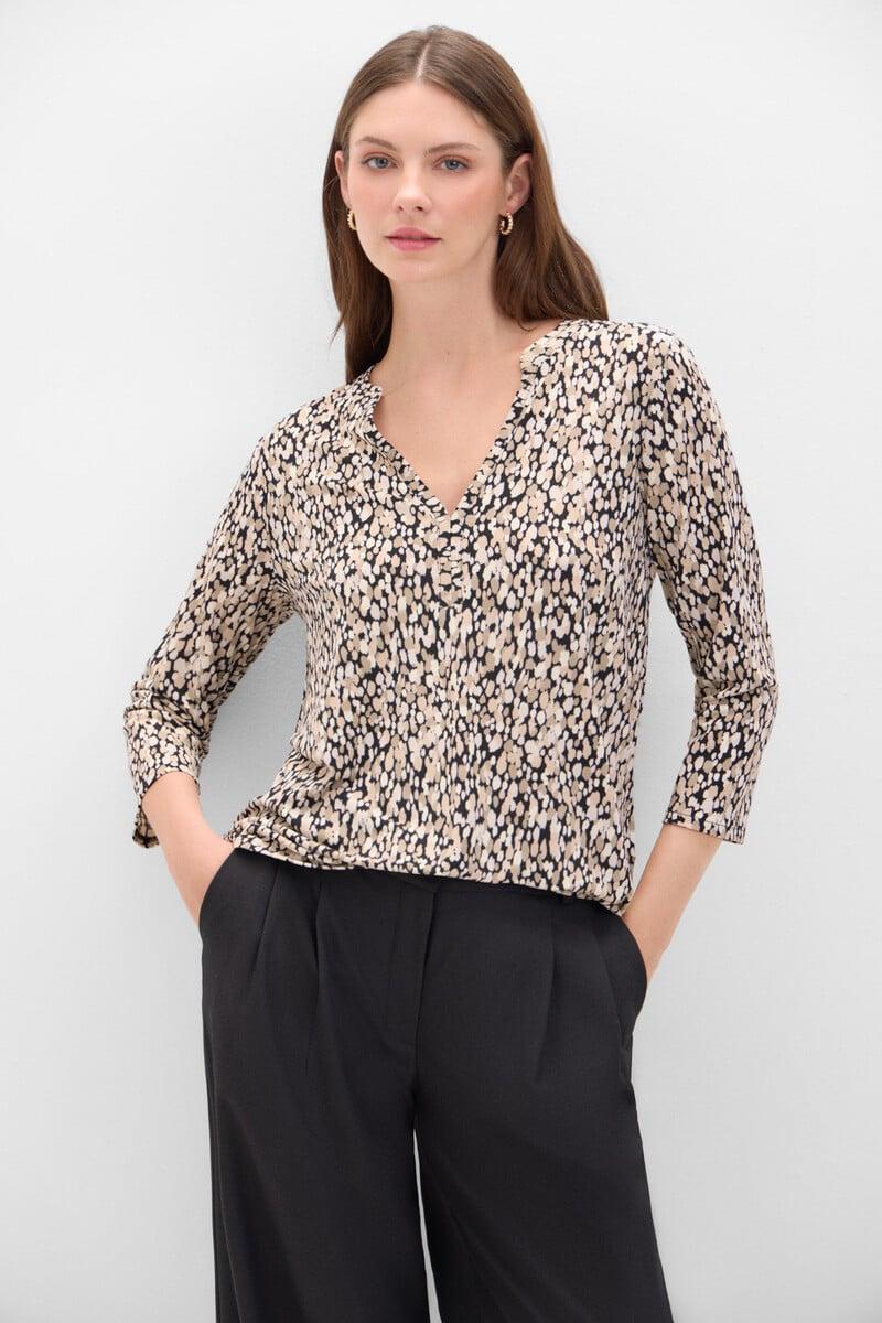 Cortefiel Camiseta básica fluida Ventas relámpago