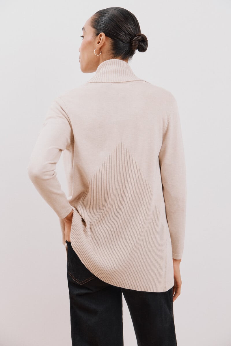 Cortefiel Chaqueta cuello chal Descuento