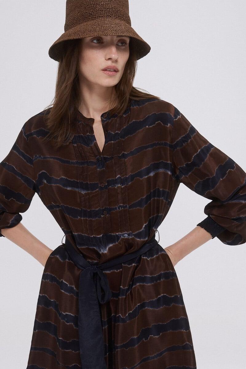 Cortefiel Vestido túnica estampado Rebajas top