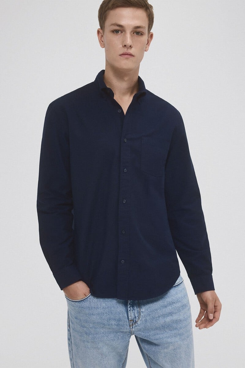 Cortefiel Camisa iconic oxford liso Envío gratis