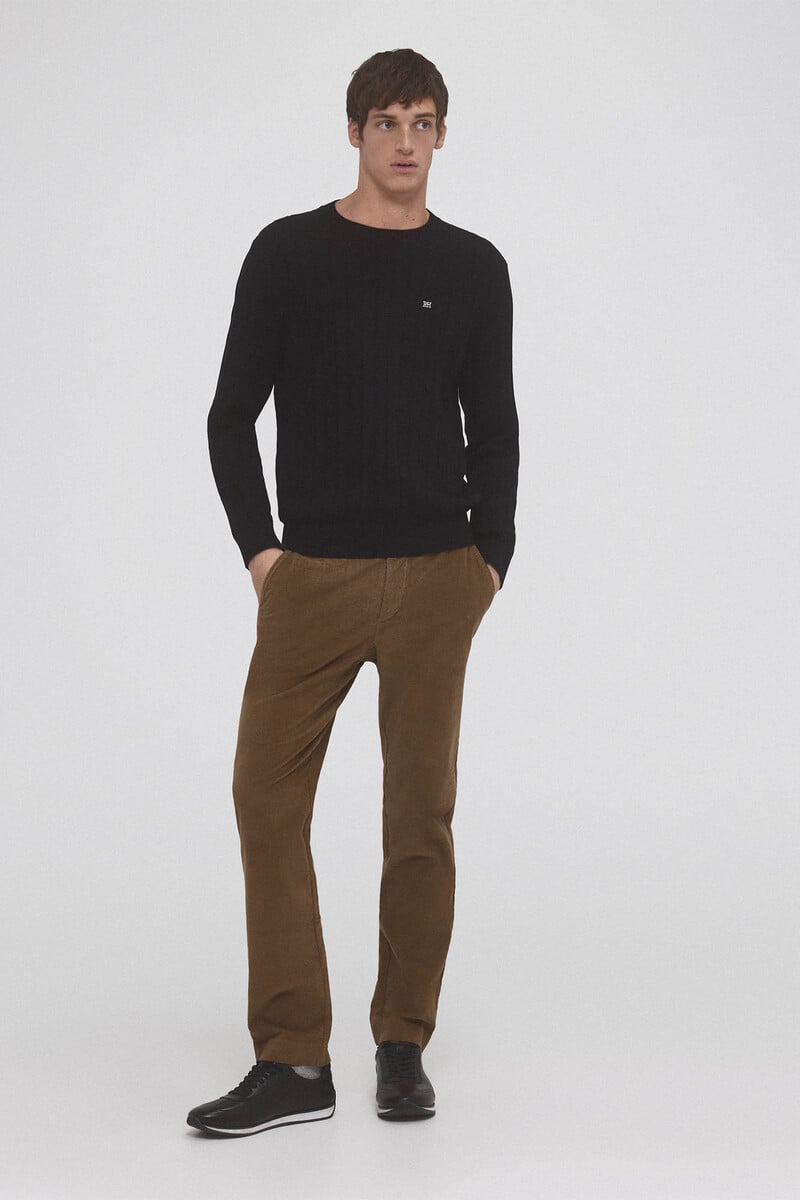 Cortefiel Pantalón chino premium flex regular fit