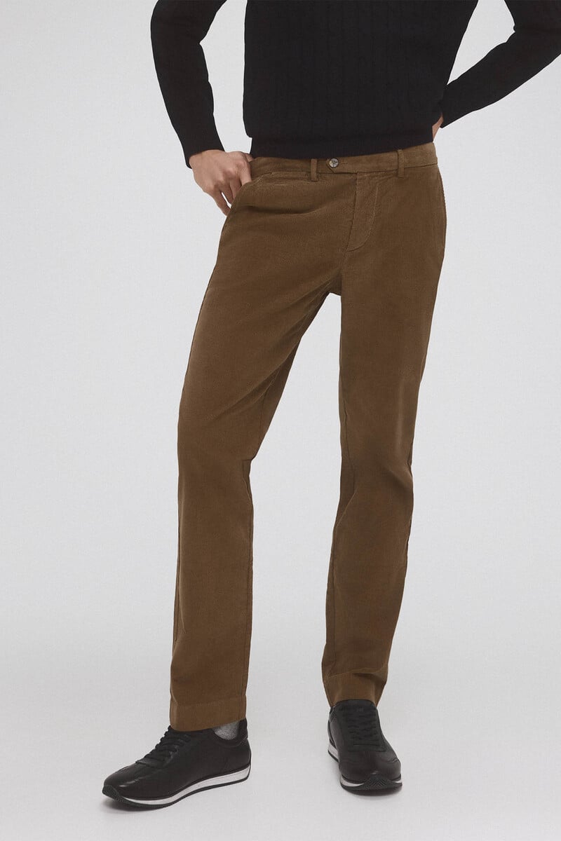 Cortefiel Pantalón chino premium flex regular fit COMPRAR AHORA