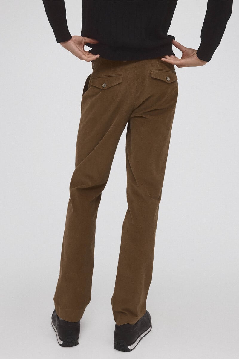 Cortefiel Pantalón chino premium flex regular fit COMPRAR AHORA