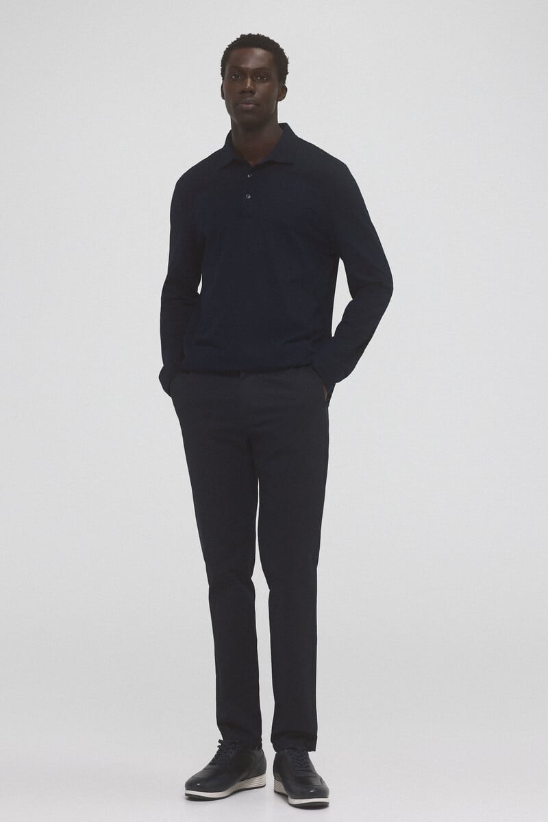 Cortefiel Pantalón chino estampado premium flex slim fit