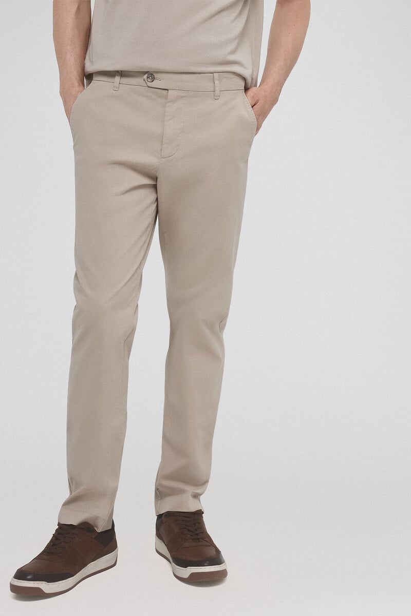 Cortefiel Pantalón chino premium flex slim fit Limitado a 3 días