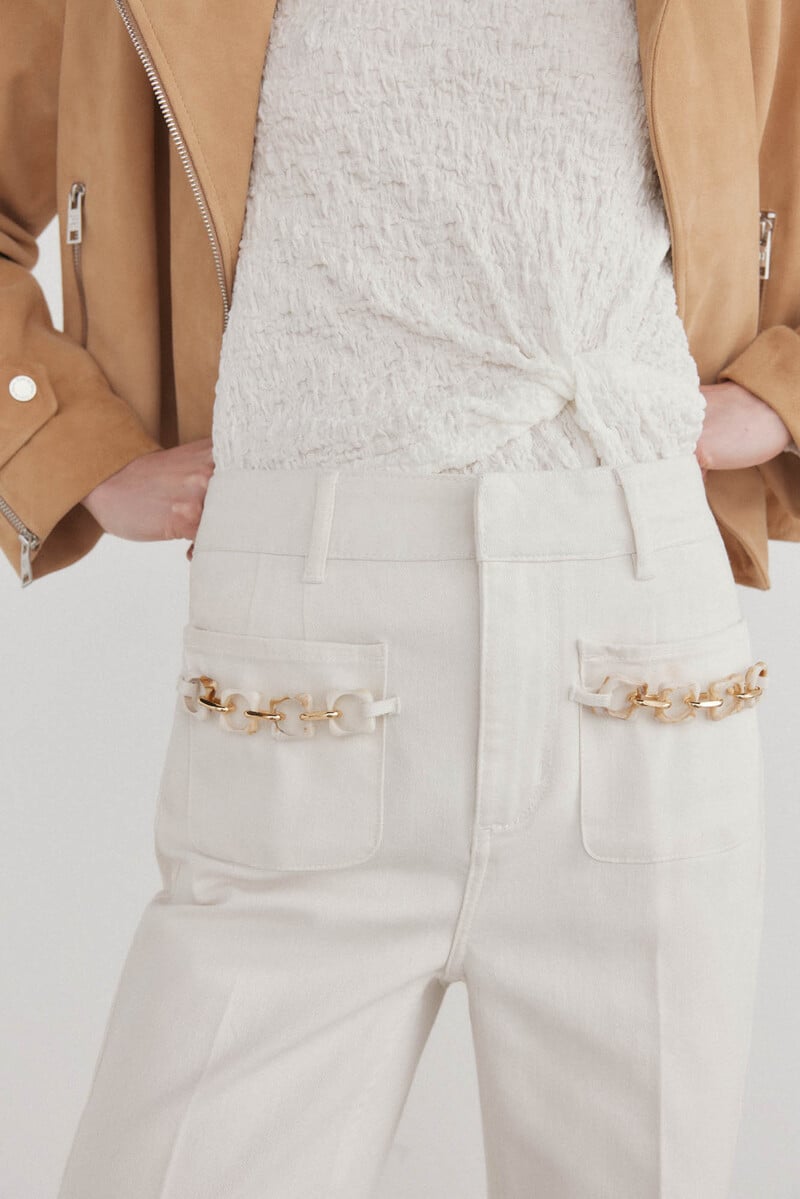 Cortefiel Jeans flare cropped Ofertas especiales