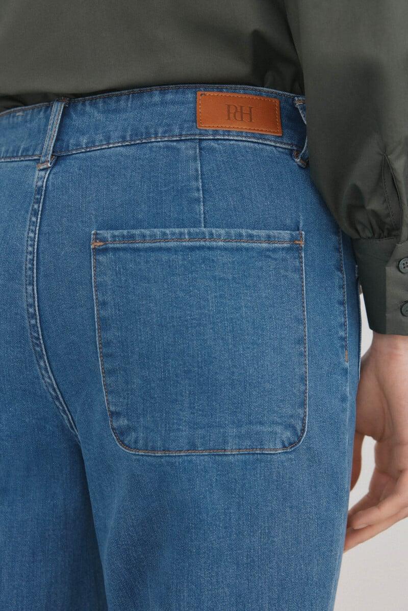 Cortefiel Jeans flare cropped Rebajas de fin de temporada