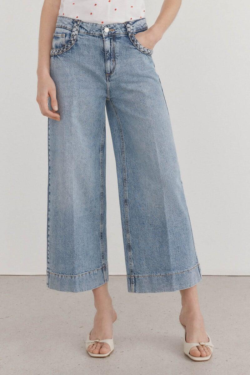 Cortefiel Jeans wide leg flare Los más vendidos