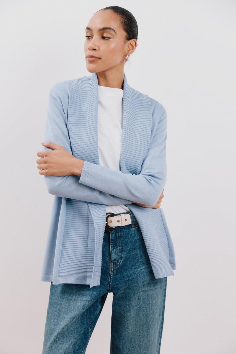 Cortefiel Chaqueta cuello chal Rebajas online