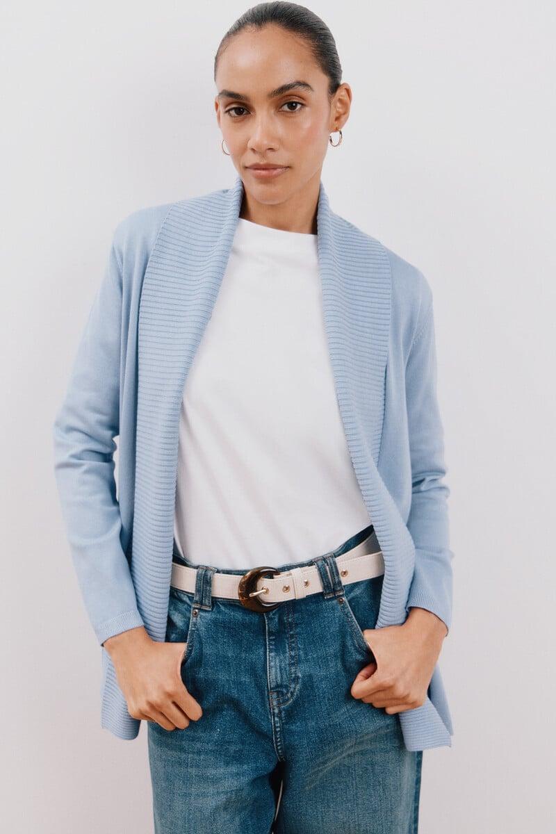 Cortefiel Chaqueta cuello chal Rebajas online