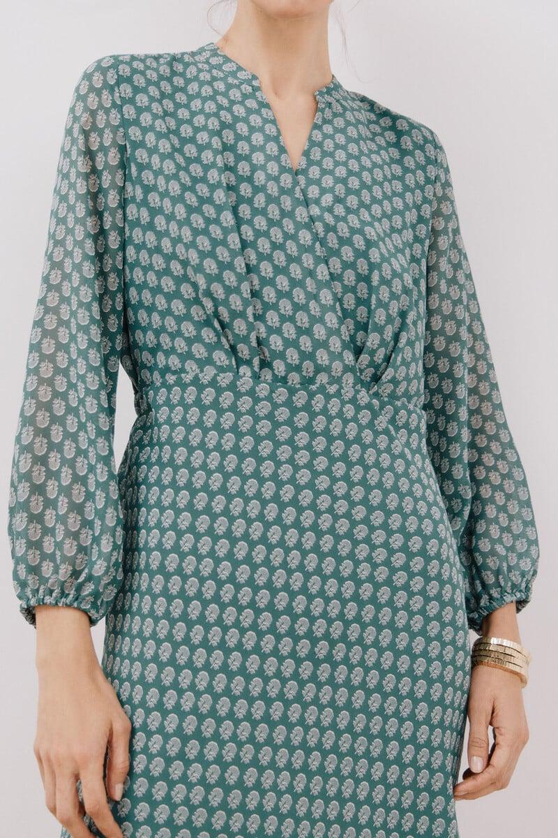 Cortefiel Vestido estampado fluido Liquidación