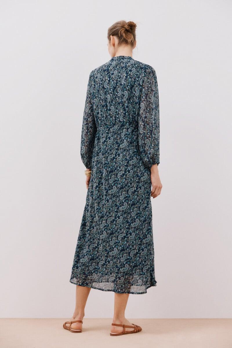 Cortefiel Vestido estampado fluido Envío internacional gratuito