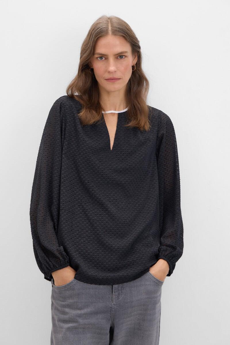 Cortefiel Blusa tejido textura