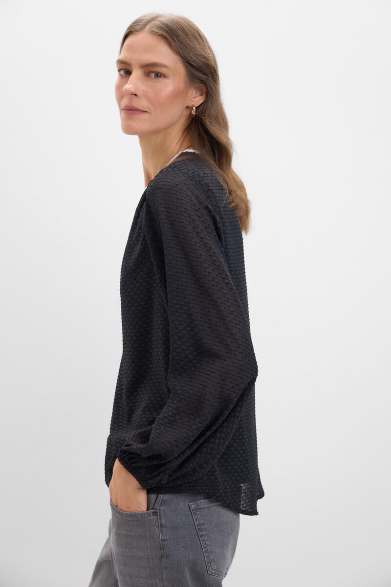Cortefiel Blusa tejido textura Precios de Black Friday