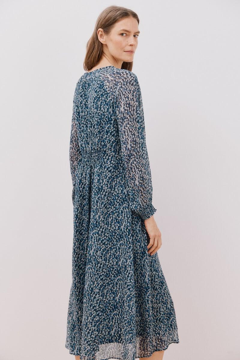 Cortefiel Vestido largo estampado En oferta