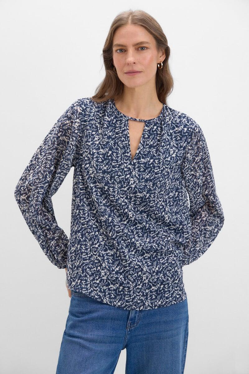 Cortefiel Blusa tejido textura Libre de impuestos