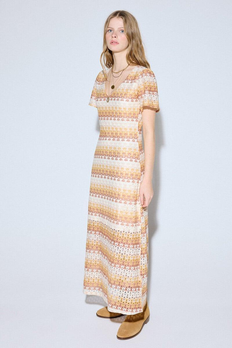 Cortefiel Vestido estructura multicolor Descuentos del mes