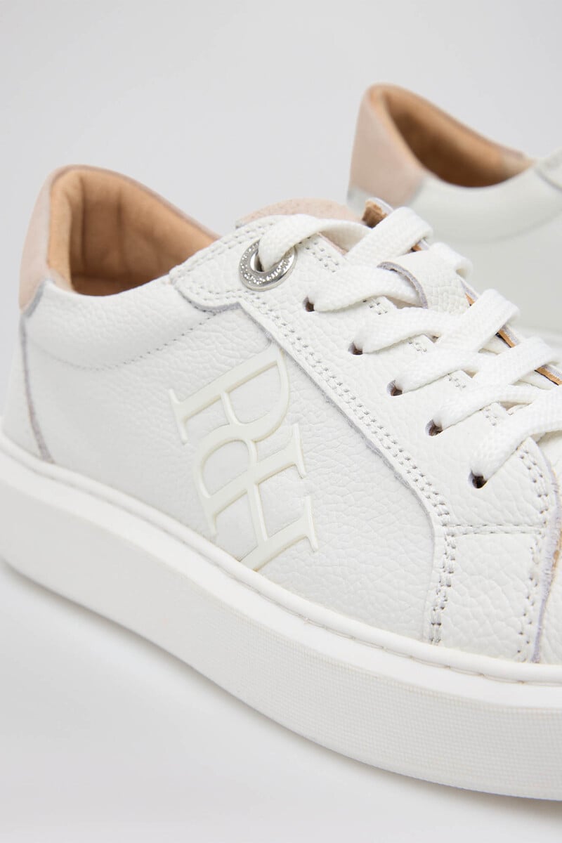 Cortefiel Zapatilla logo básica cruda Oferta especial