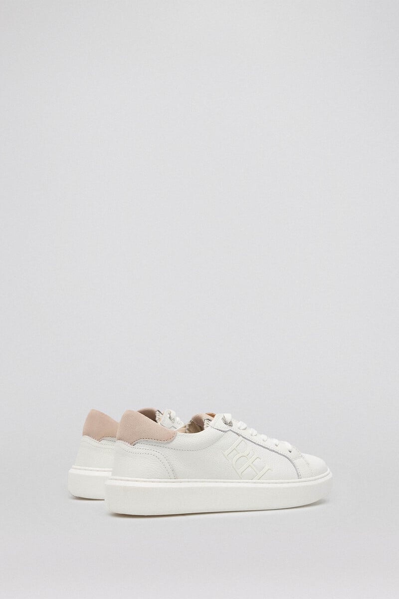 Cortefiel Zapatilla logo básica cruda Oferta especial