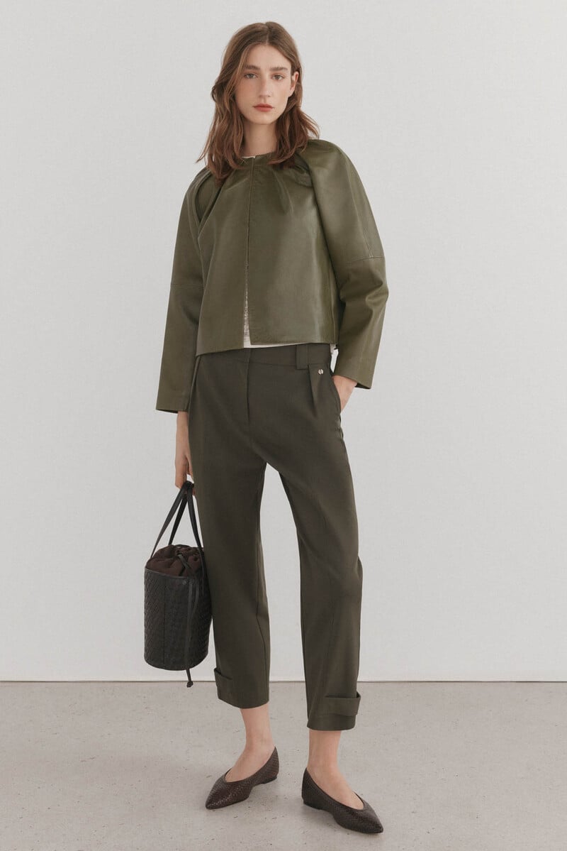 Cortefiel Bomber soft piel Descuento por venta flash