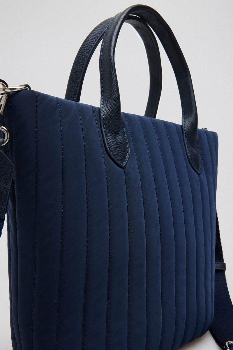 Cortefiel Bolso tote midi nylon En línea