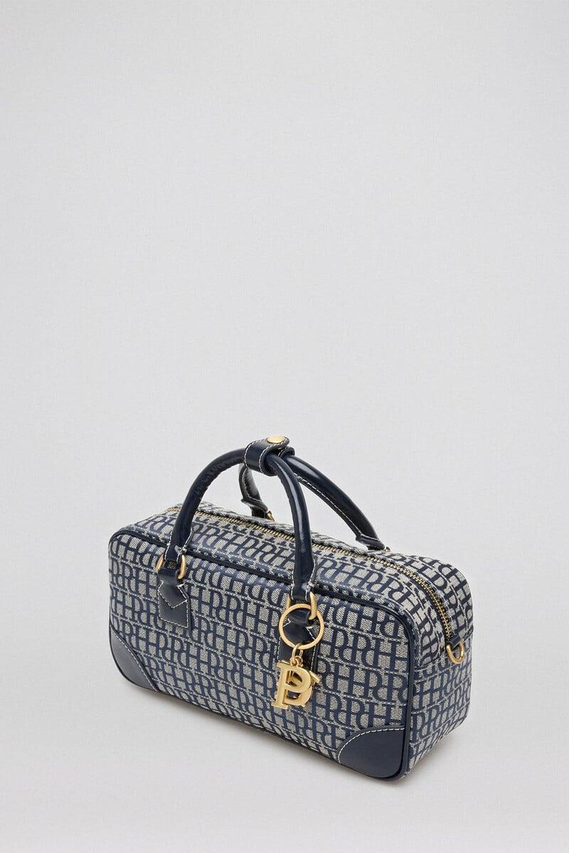 Cortefiel Bowling jacquard logo bag Rebajas