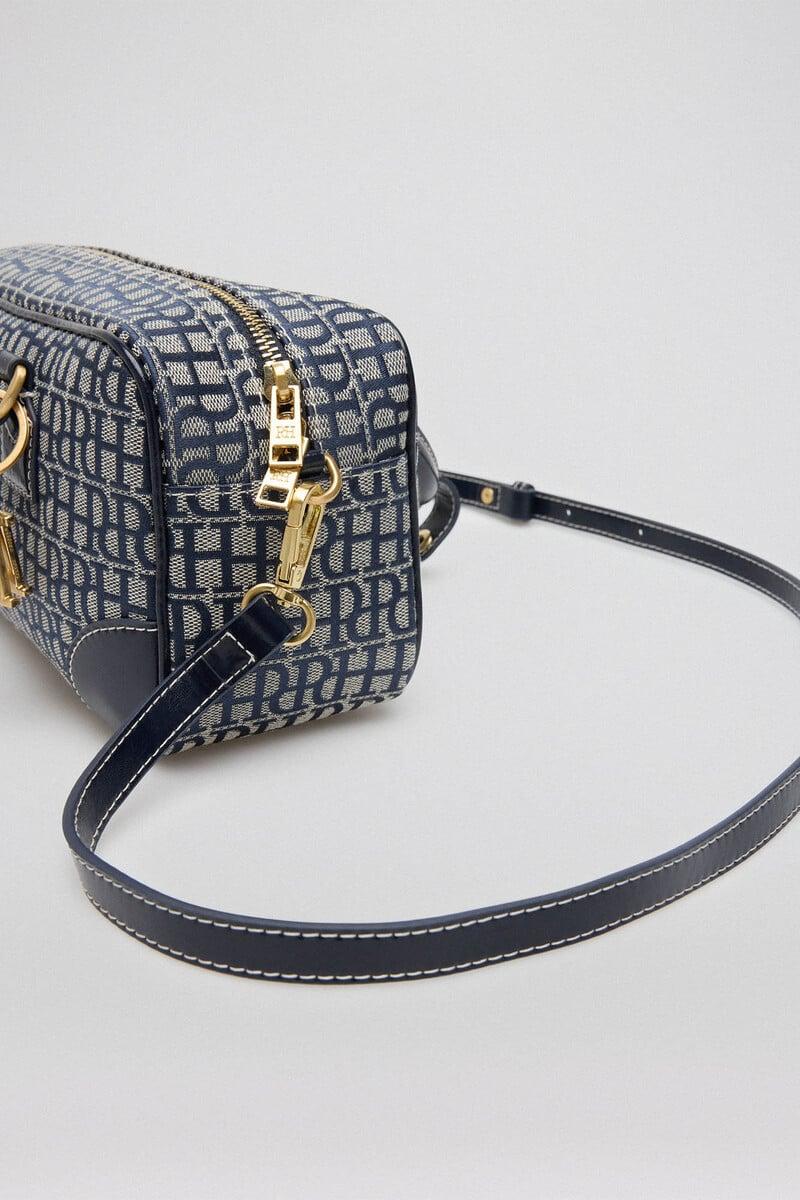 Cortefiel Bowling jacquard logo bag Rebajas