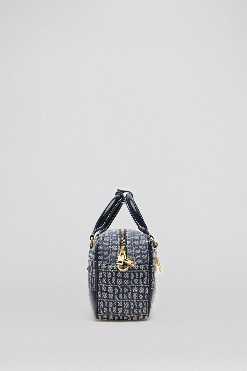 Cortefiel Bowling jacquard logo bag Rebajas