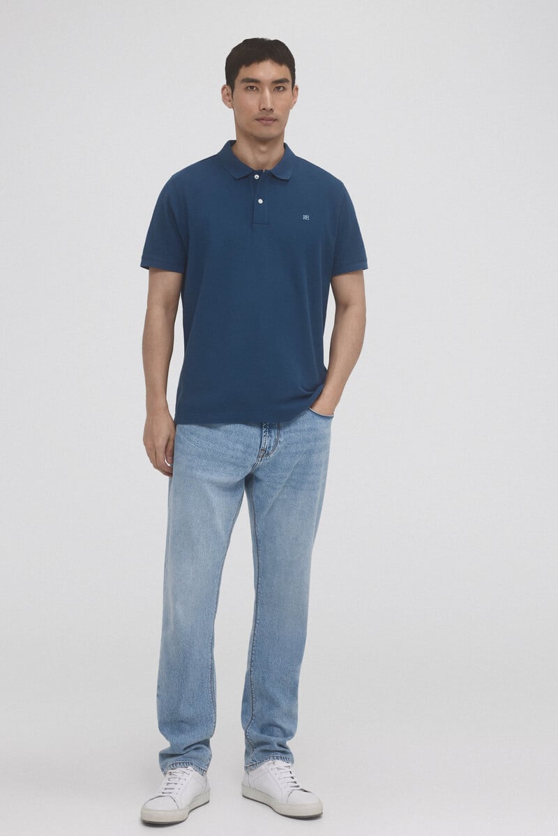 Cortefiel Polo básico piqué Rebajas top