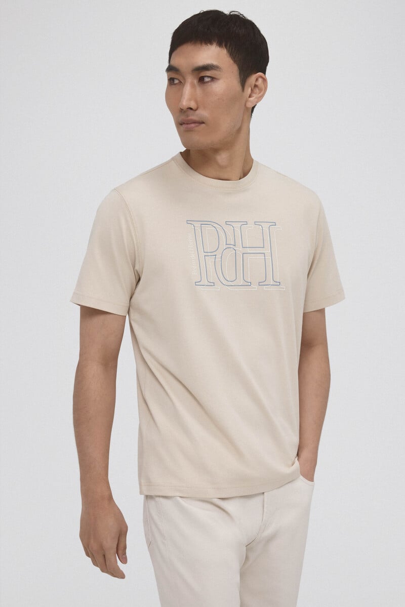 Cortefiel Camiseta logo grande