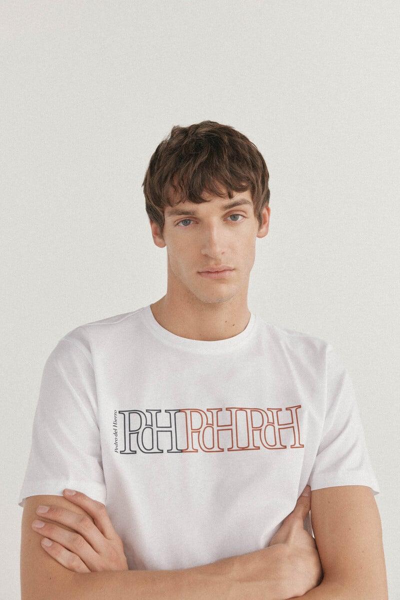 Cortefiel Camiseta logos estampados Libre de impuestos