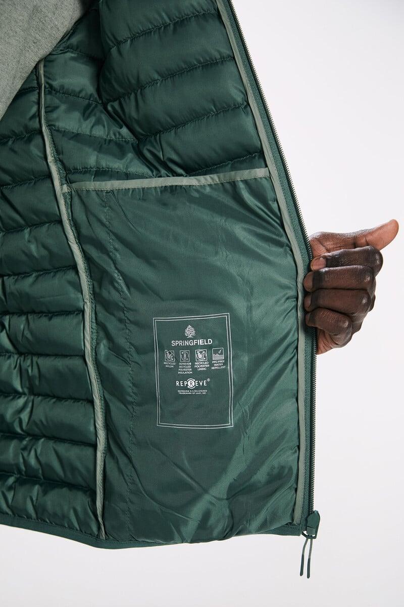 Cortefiel Chaqueta acolchada capucha Ofertas de temporada