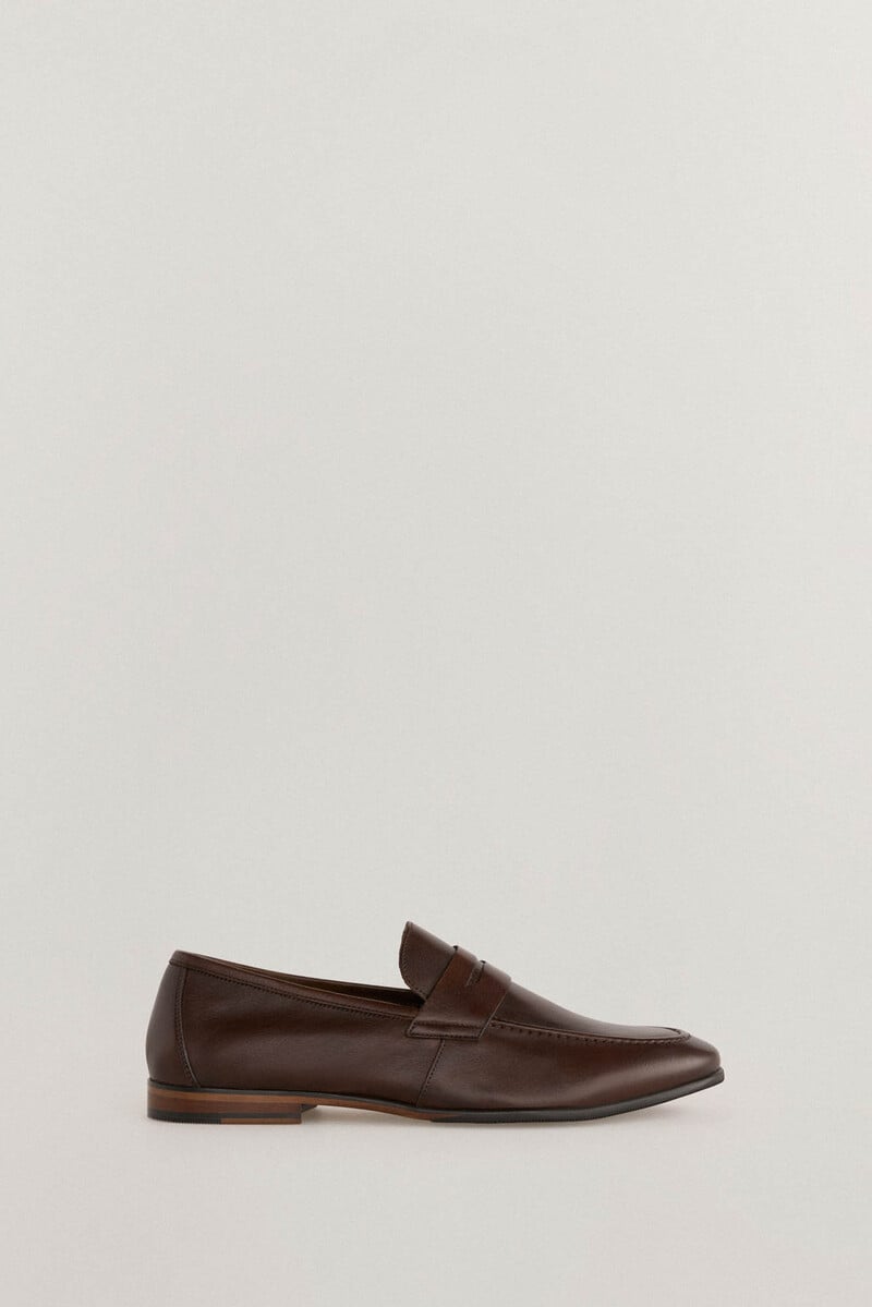 Cortefiel Mocasín vestir piel Outlet online