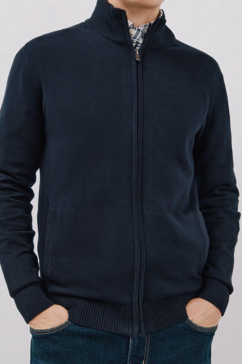Cortefiel Cárdigan algodón cremallera básico Gran oferta