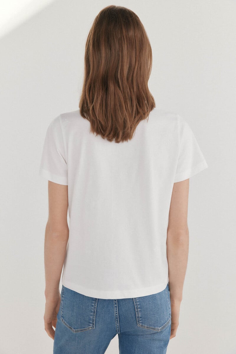 Cortefiel Camiseta básica logo Tienda