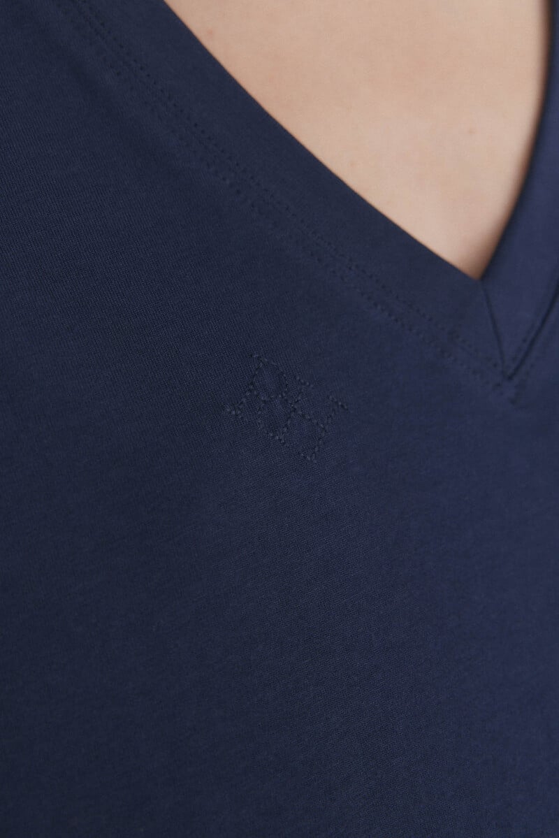 Cortefiel Camiseta básica logo Rebajas top