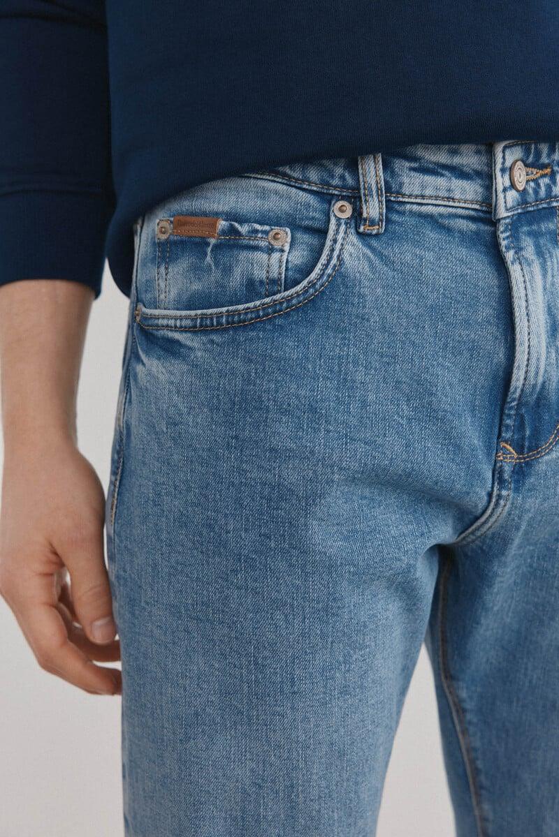 Cortefiel Pantalón vaquero premium flex regular fit Envío gratis