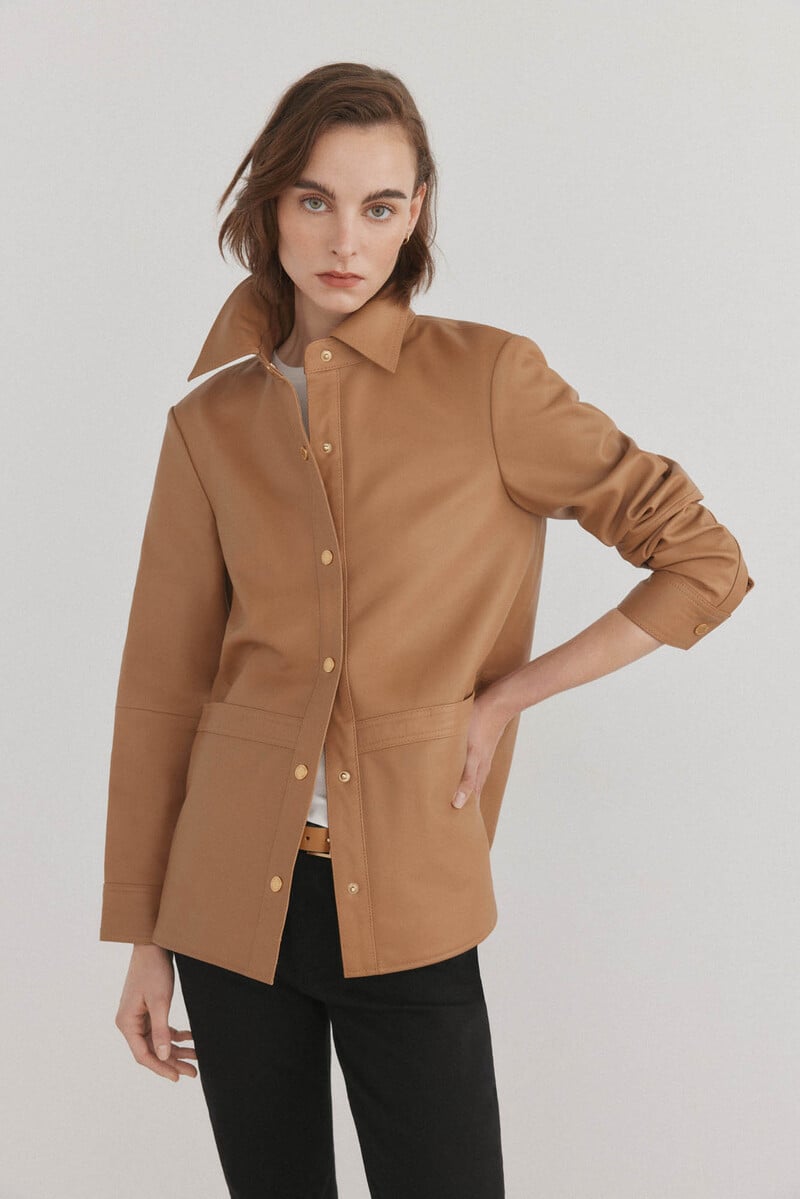 Cortefiel Sobrecamisa piel Oferta especial
