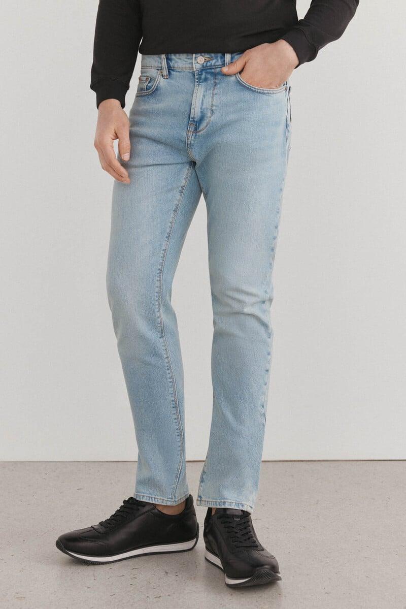 Cortefiel Pantalón vaquero premium flex slim fit Promoción por tiempo limitado