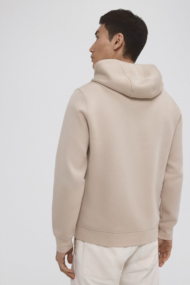 Cortefiel Sudadera capucha con logo Envío internacional gratuito