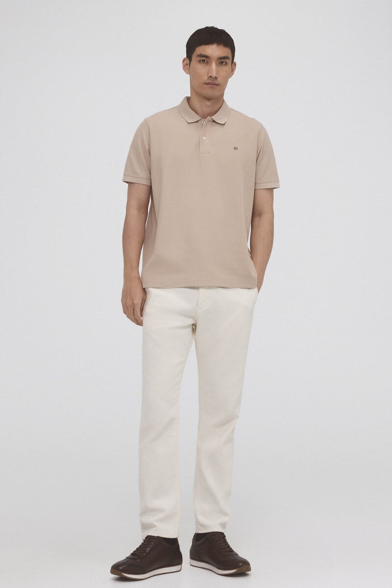Cortefiel Polo básico piqué En oferta