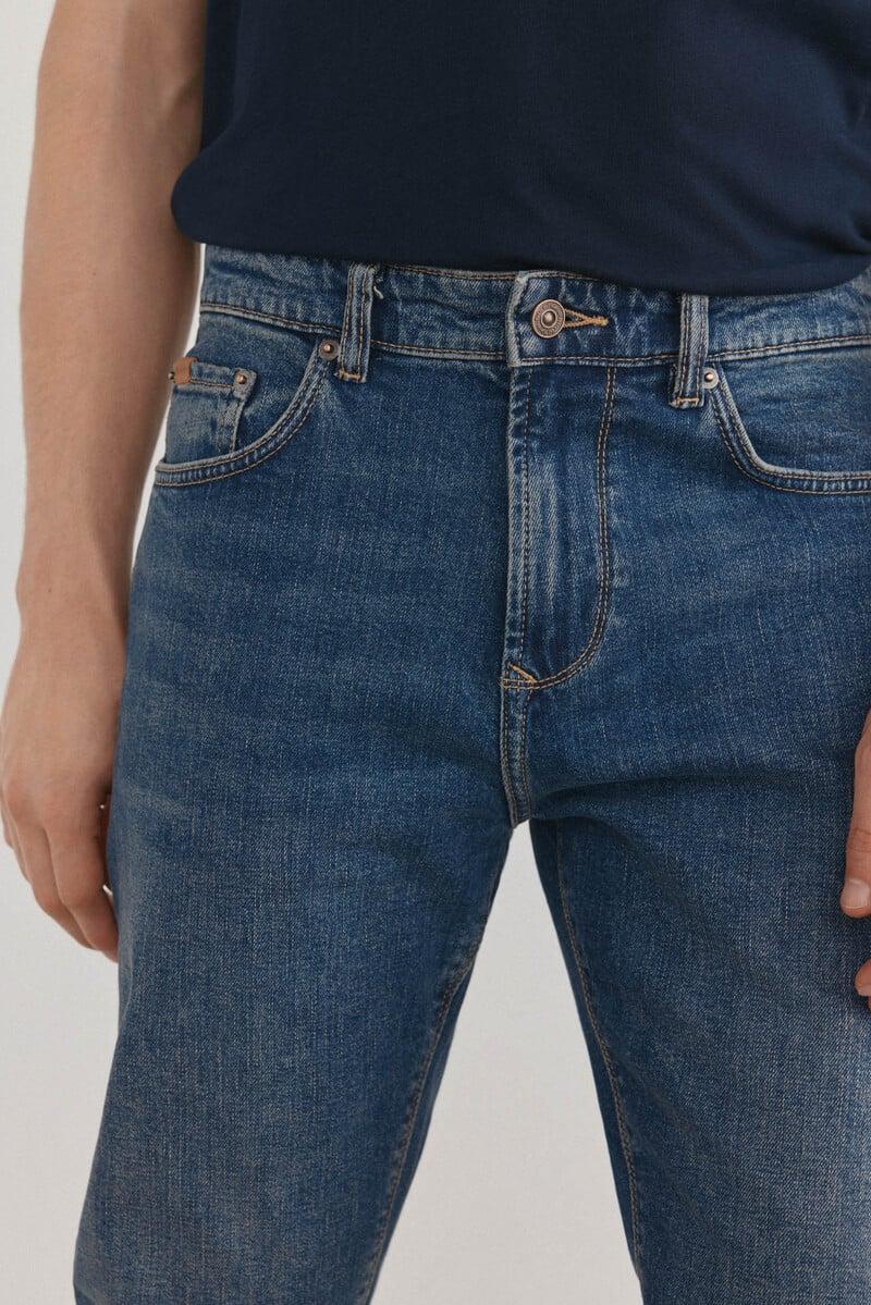Cortefiel Pantalón vaquero premium flex regular fit Ofertas de temporada