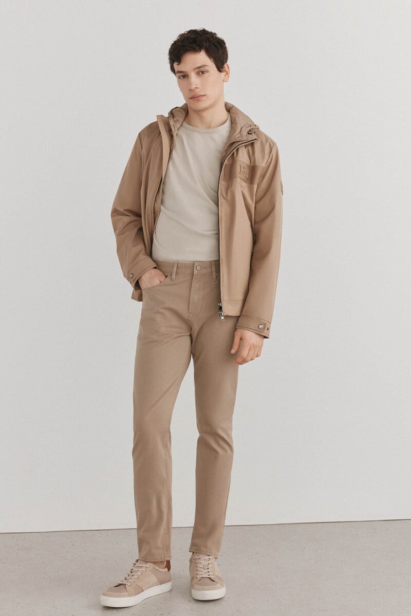 Cortefiel Pantalón 5 bolsillos color premium flex slim fit Grandes ahorros